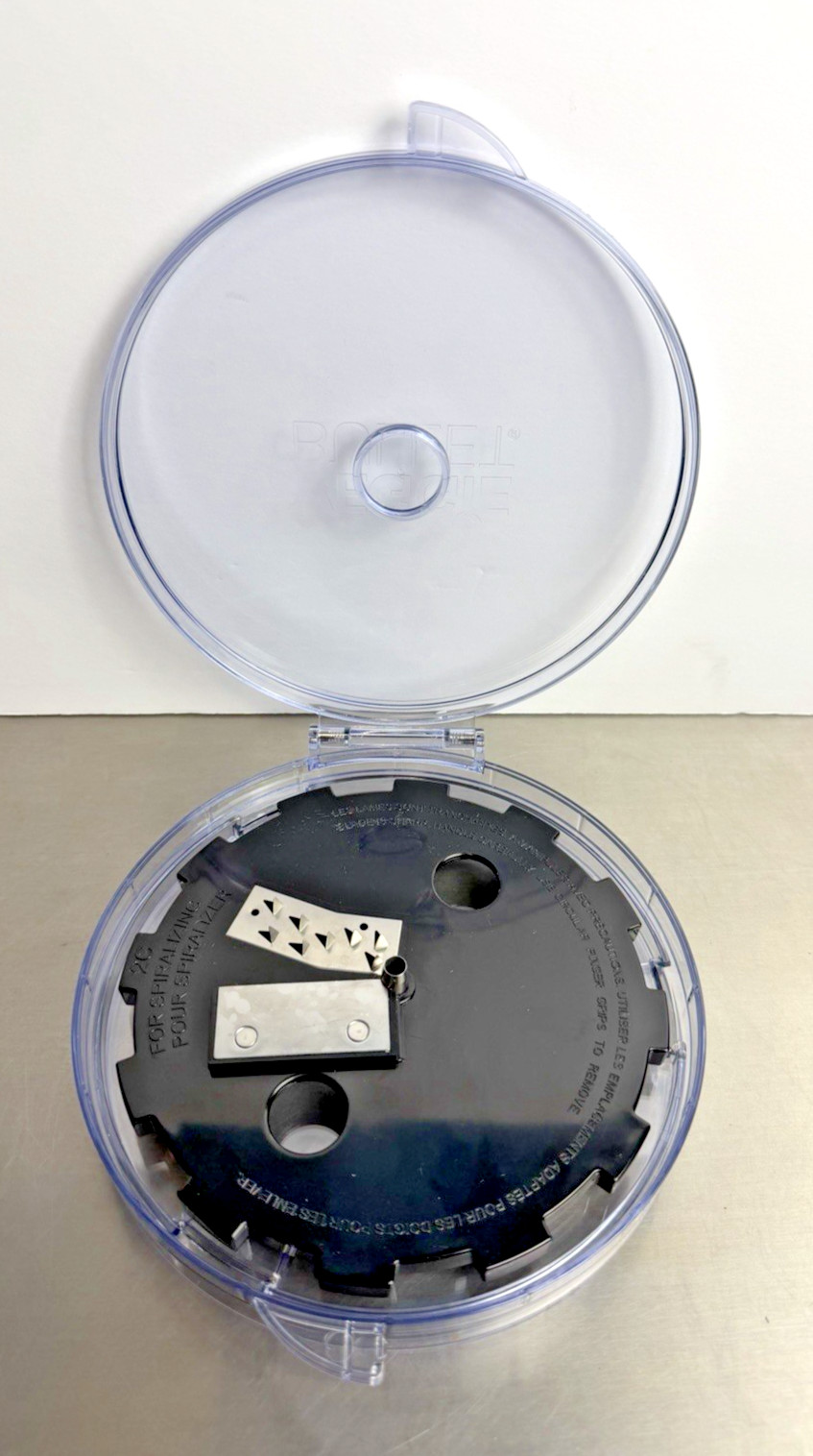 Magic Veggie Bullet VB-102 Spiralizer Blade Disc 2C Replacement Part & Case