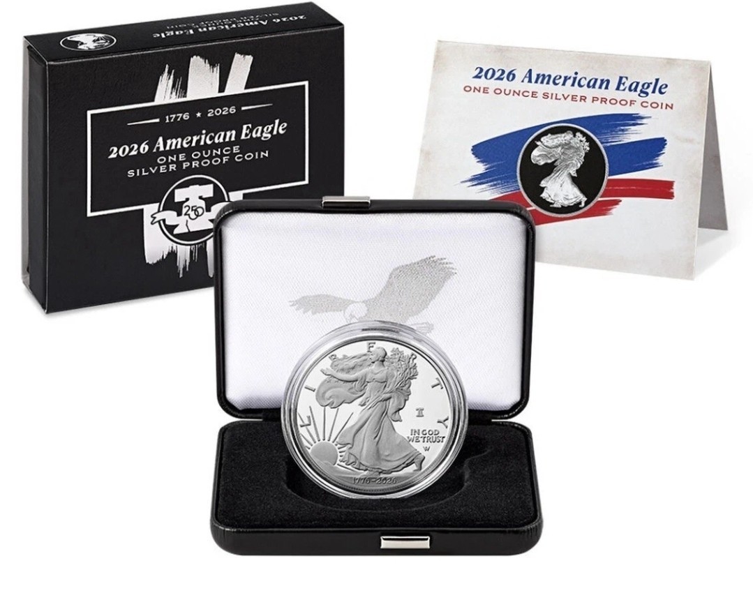 1776 - 2026 W PROOF  1 Ounce Oz American Silver Eagle US MINT w/ OGP  %
