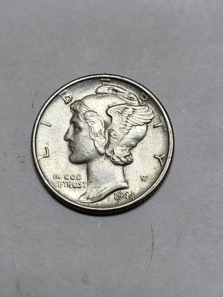 1944 Mercury Dime