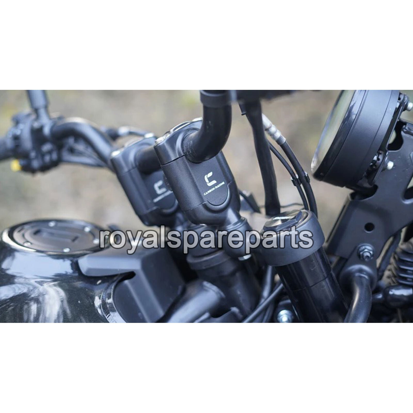 For Royal Enfield Guerrilla 450 "Premium Pull-Back (Offset) Handlebar Risers"