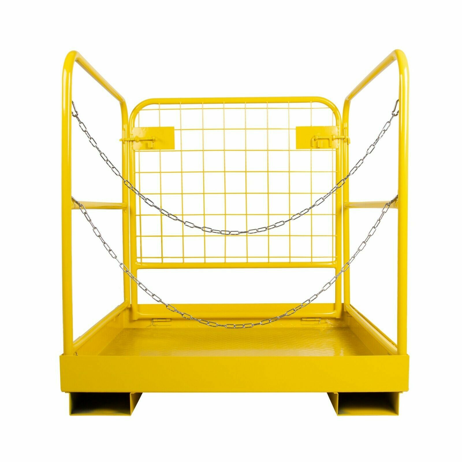 36"x36" 1200lbs Forklift Safety Cage Work Platform Basket Heavy Duty For Aerial