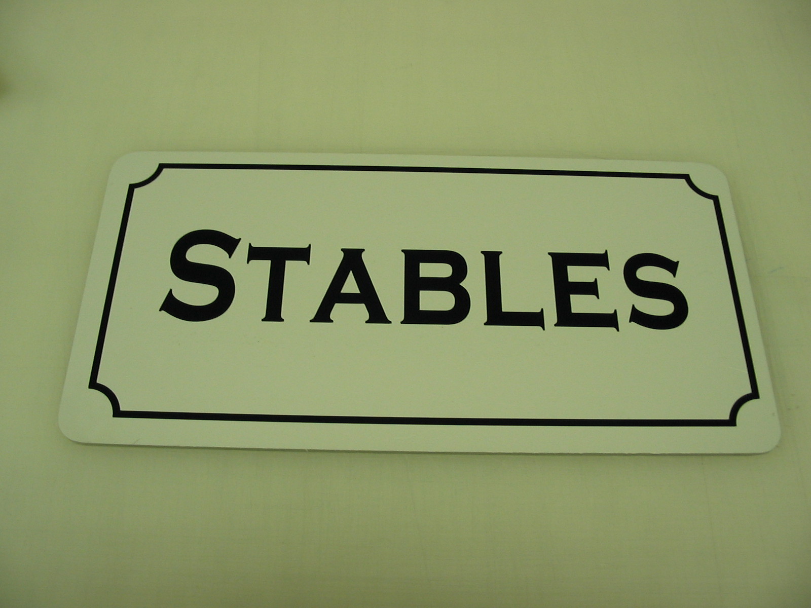 STABLES Metal Sign 4 Horse Farm Ranch Barn Country Club Track Hay Saddel shoe