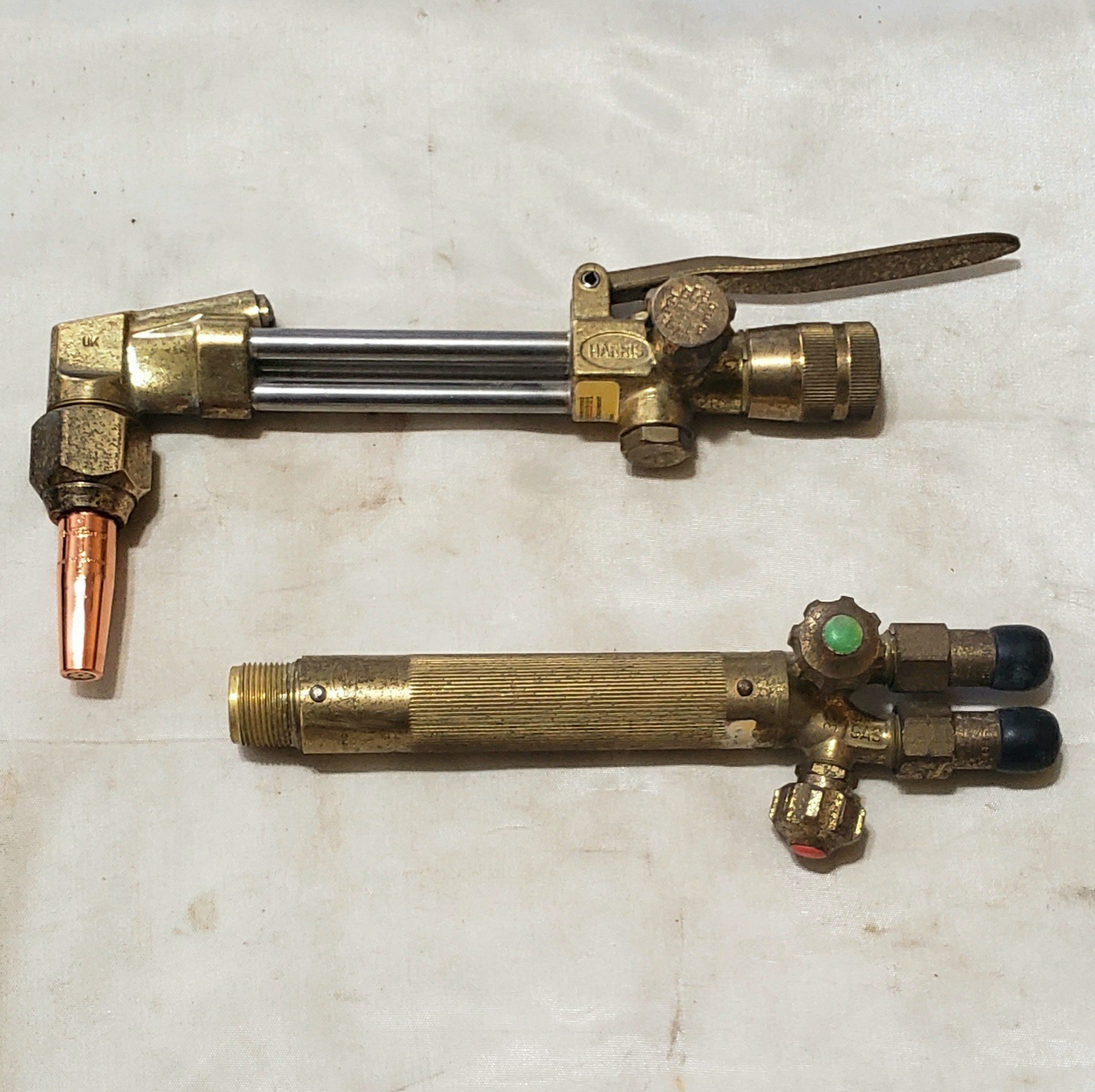 Harris Cutting Welding Torch Set 71-3 Cutting Attachment Head 16 Handle 0AC Tip