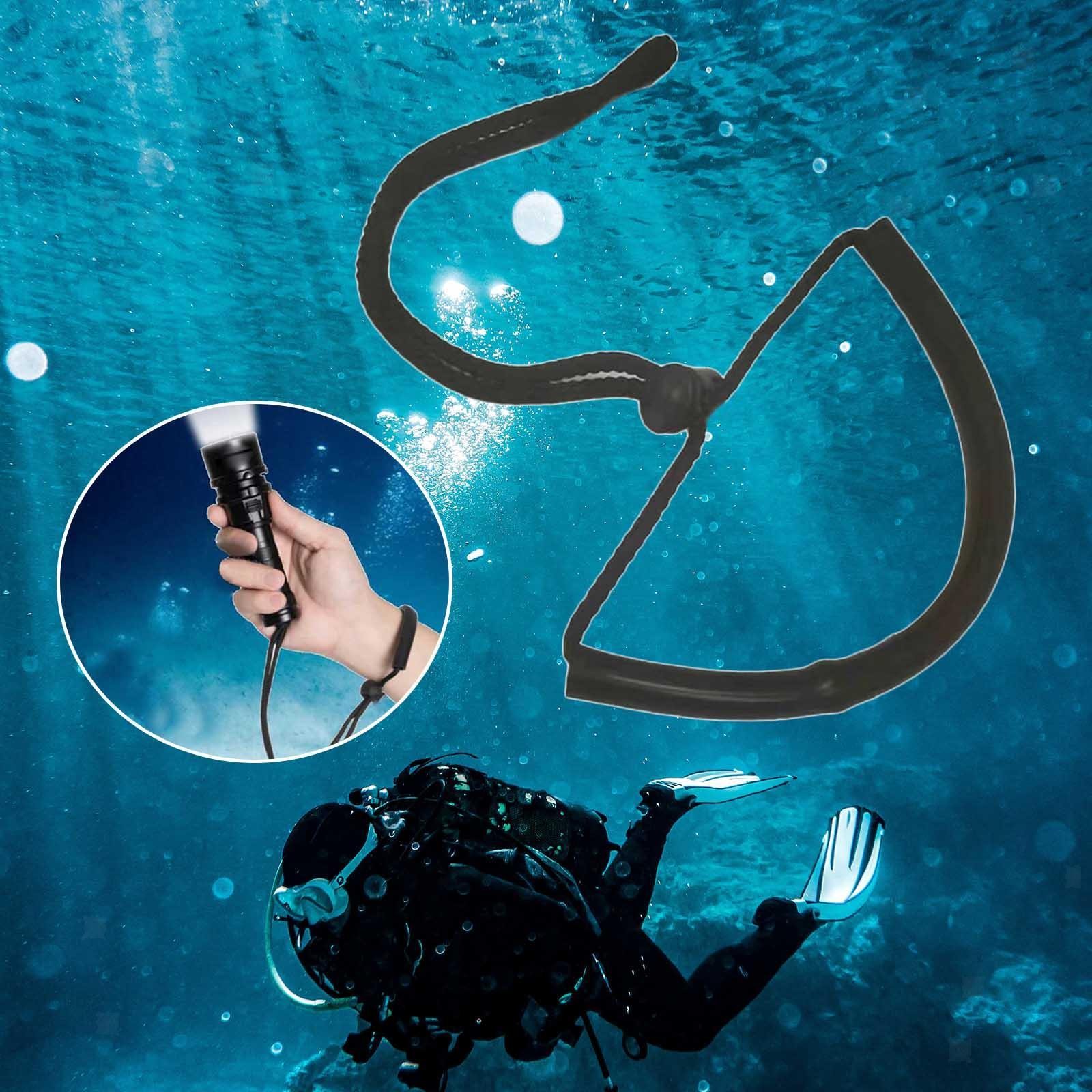Scuba Diving Torch Wrist Strap Dive Light Lanyard for Outdoor Camping Hiking