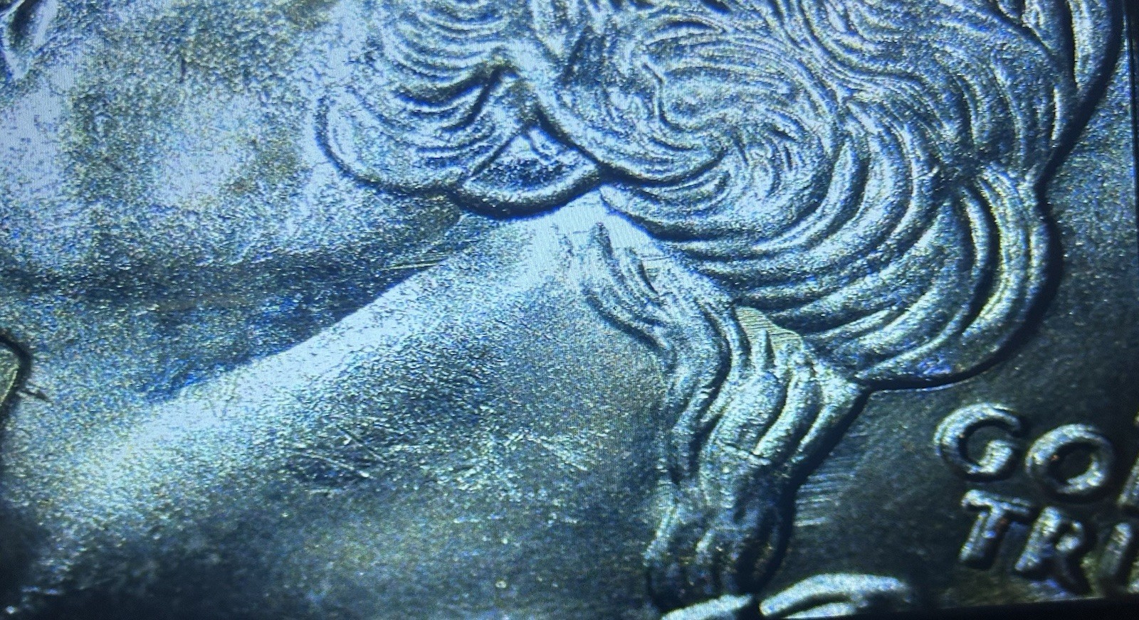 2005-P MS Grade Oregon State Quarter *VERY DRAMATIC* Die Clash