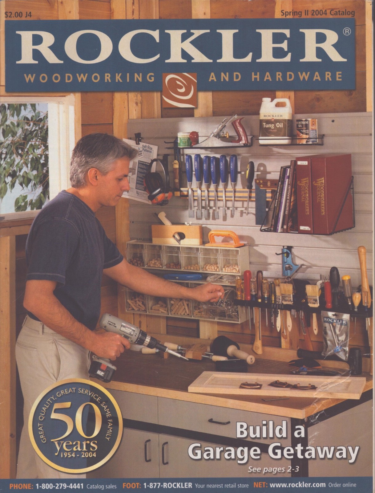 Rockler Woodworking and Hardware Catalog - Spring  II 2004 - 156 Pages