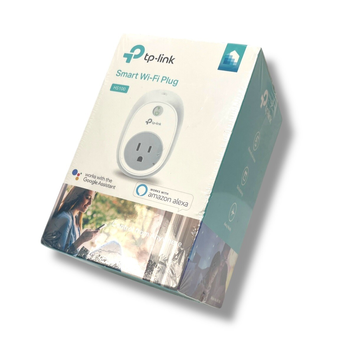 TP-Link Smart - HS100 - Smart WiFi Plug - w/ Google Assistant & Amazon Alexa