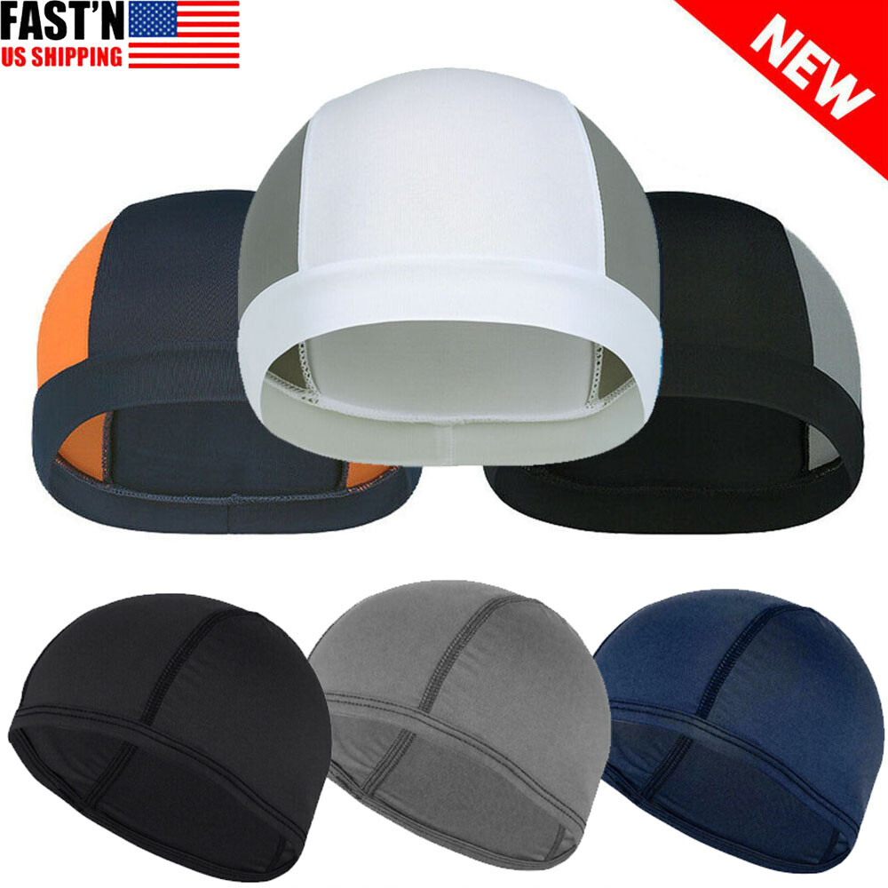 Men Cooling Durag Headwear Skull Cap Doo Do Rag Bandana Headband Beanie Hat Wrap