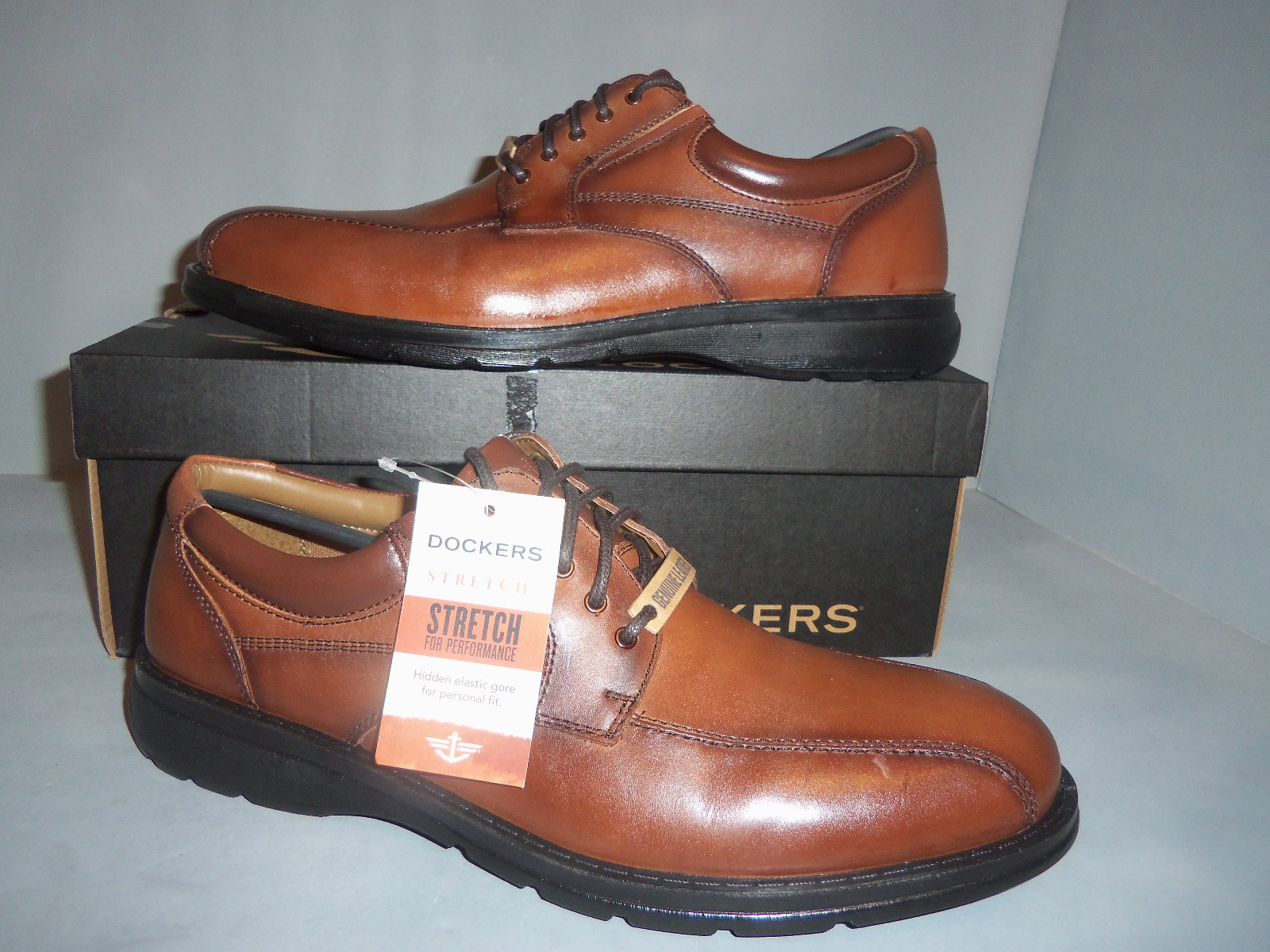 Dockers Trustee Men's Dress Shoes Brown LEATHER NIB! NEW! SIZES! Casual/Dress