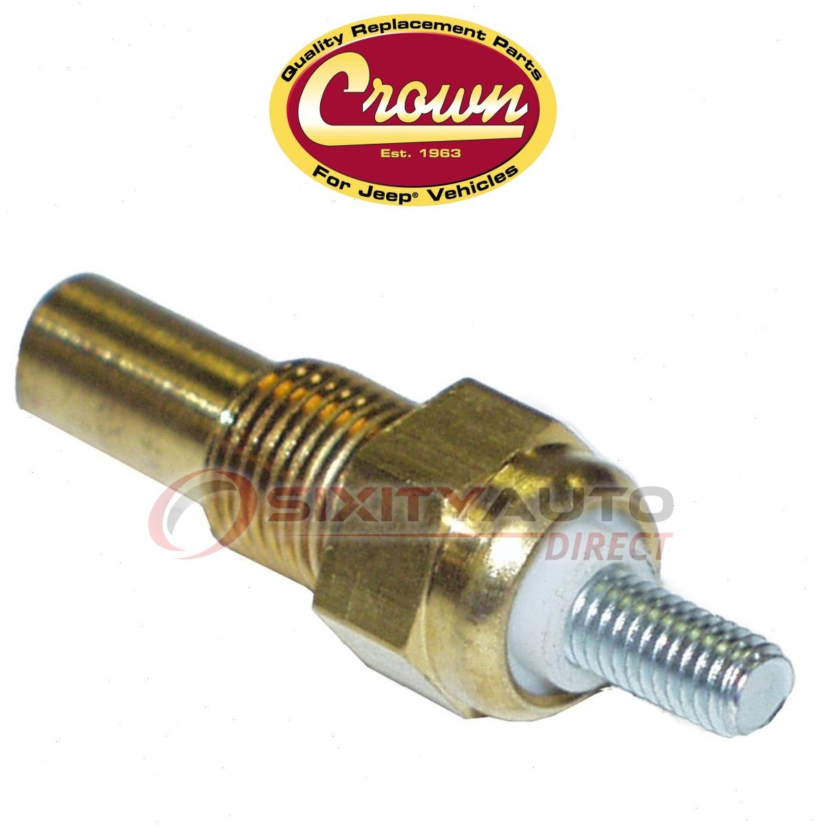 Crown Automotive Coolant Temp Sensor for 1976-1986 Jeep CJ7 4.2L 5.0L L6 V8 lq