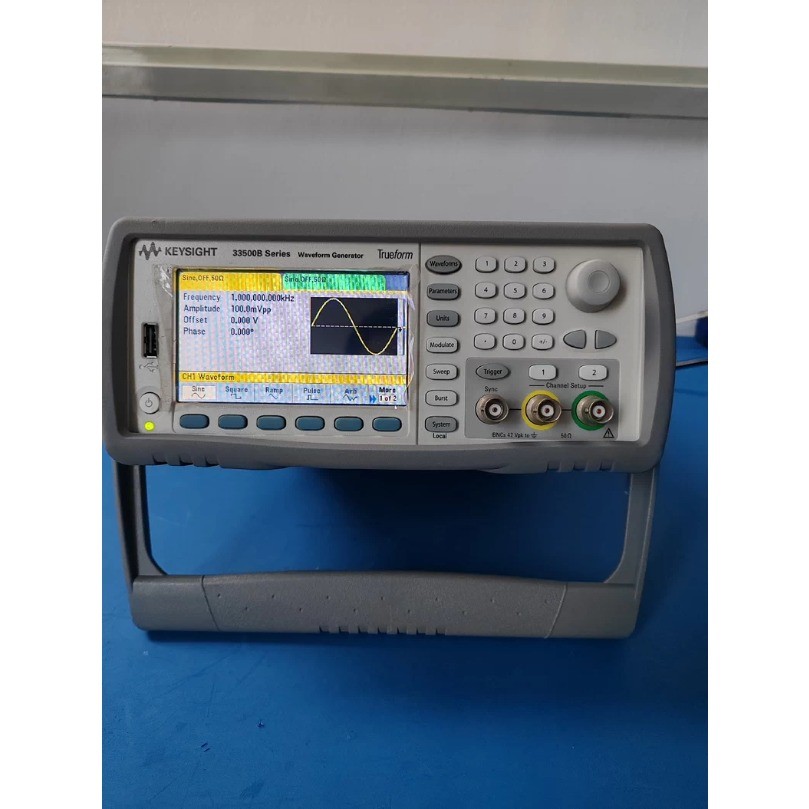 1pc Used keysight Agilent 33522B 30MHZ 2CH Trueform Waveform Generator
