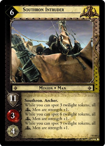 Southron Intruder - Foil Lightly Played LOTR: The Return of the King (Foil)