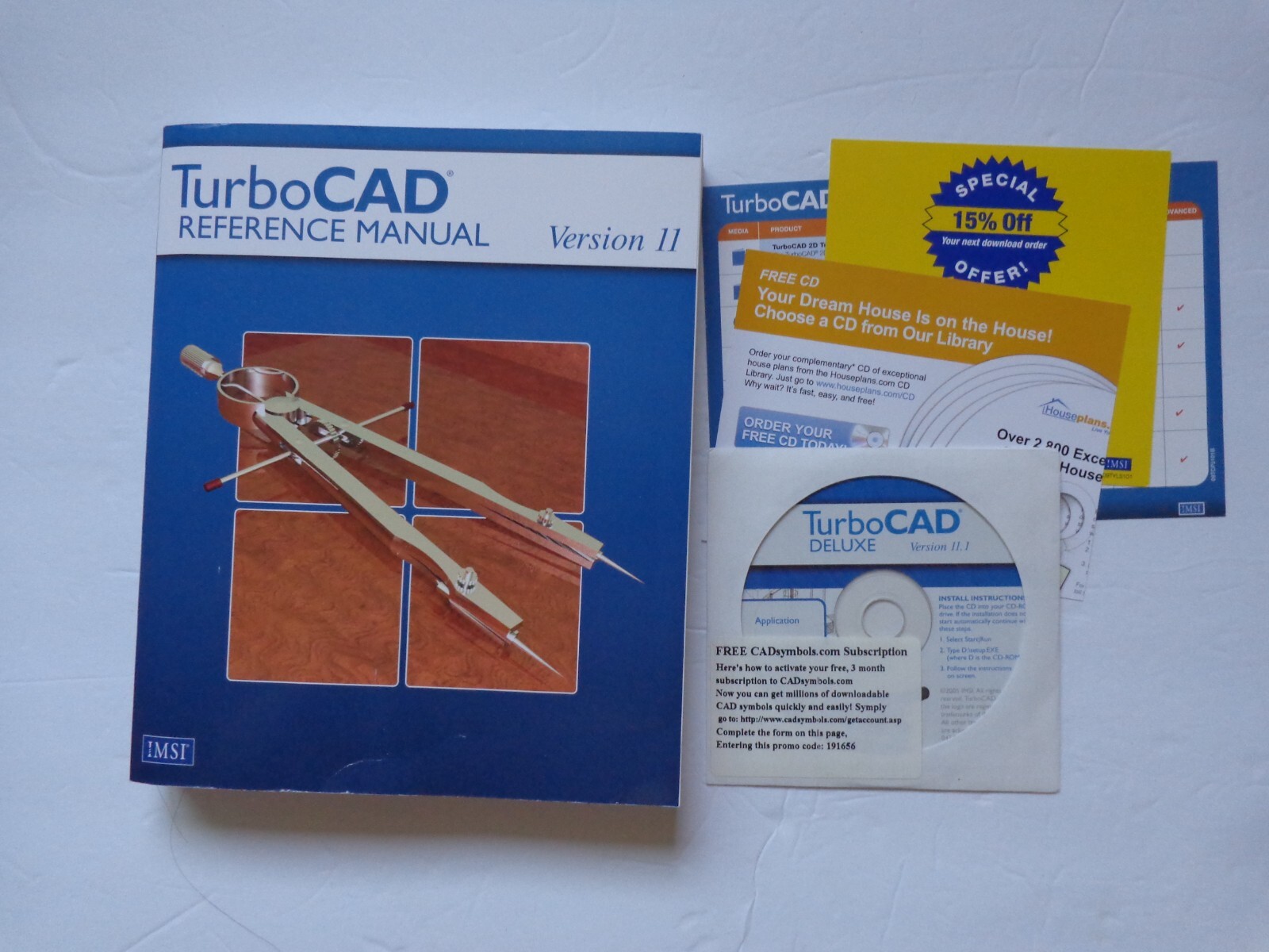 Turbo CAD Deluxe Version 11 For windows 2000 /XP 2D&3D CAD