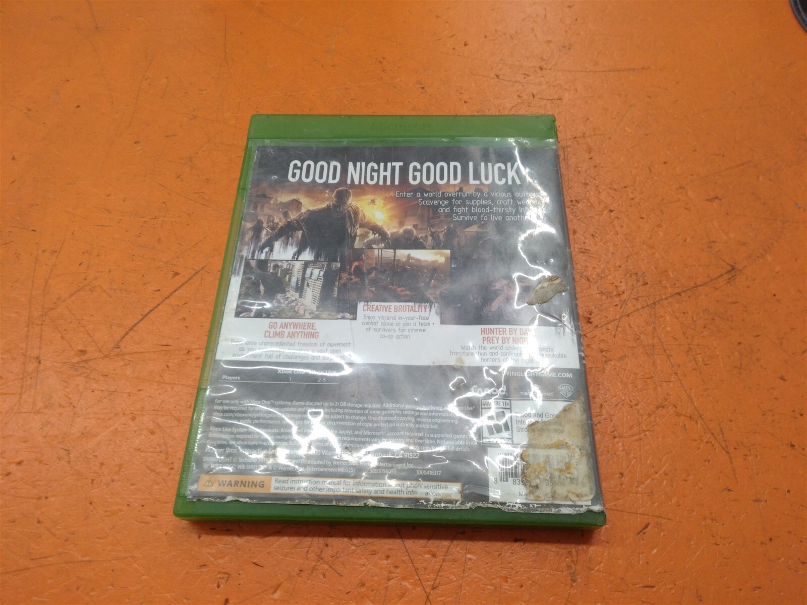 ⭐️⭐️⭐️⭐️⭐️Dying Light Microsoft Xbox One **Empty Case** w Manual