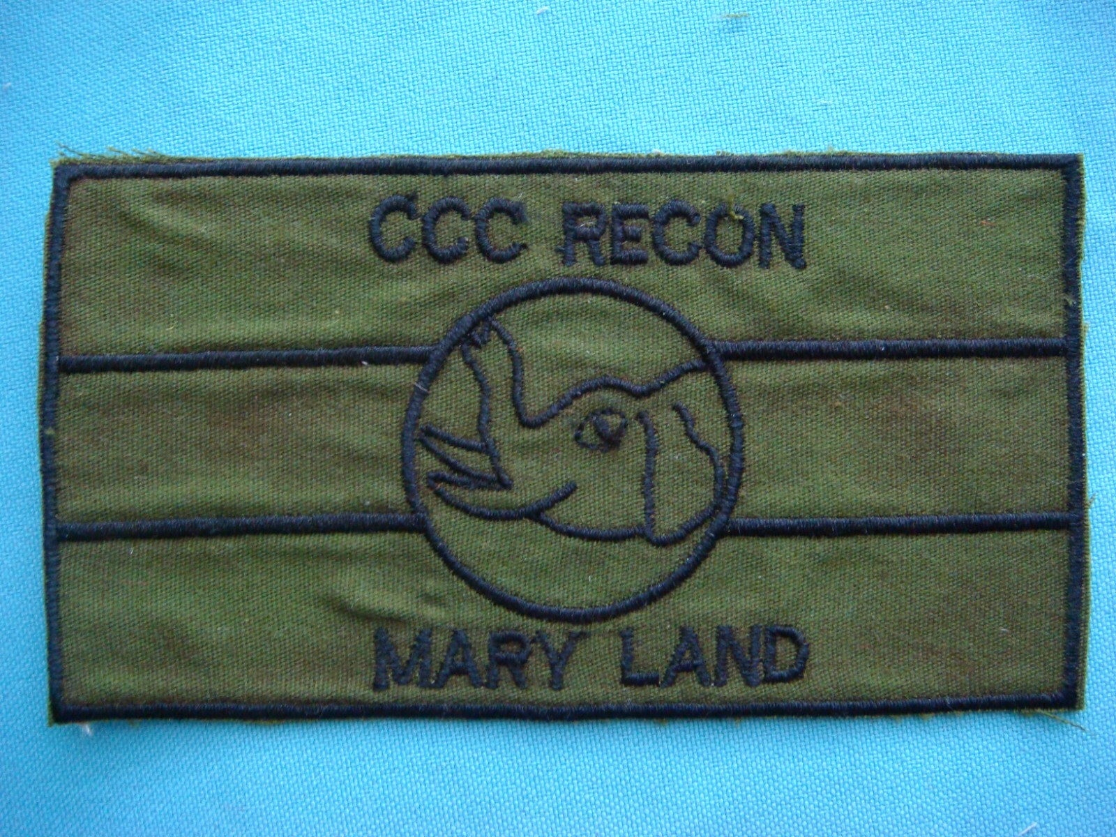 VIETNAM WAR SUBDUED PATCH, US 5th SF GrROUP  RT MARYLAND CCC RECON