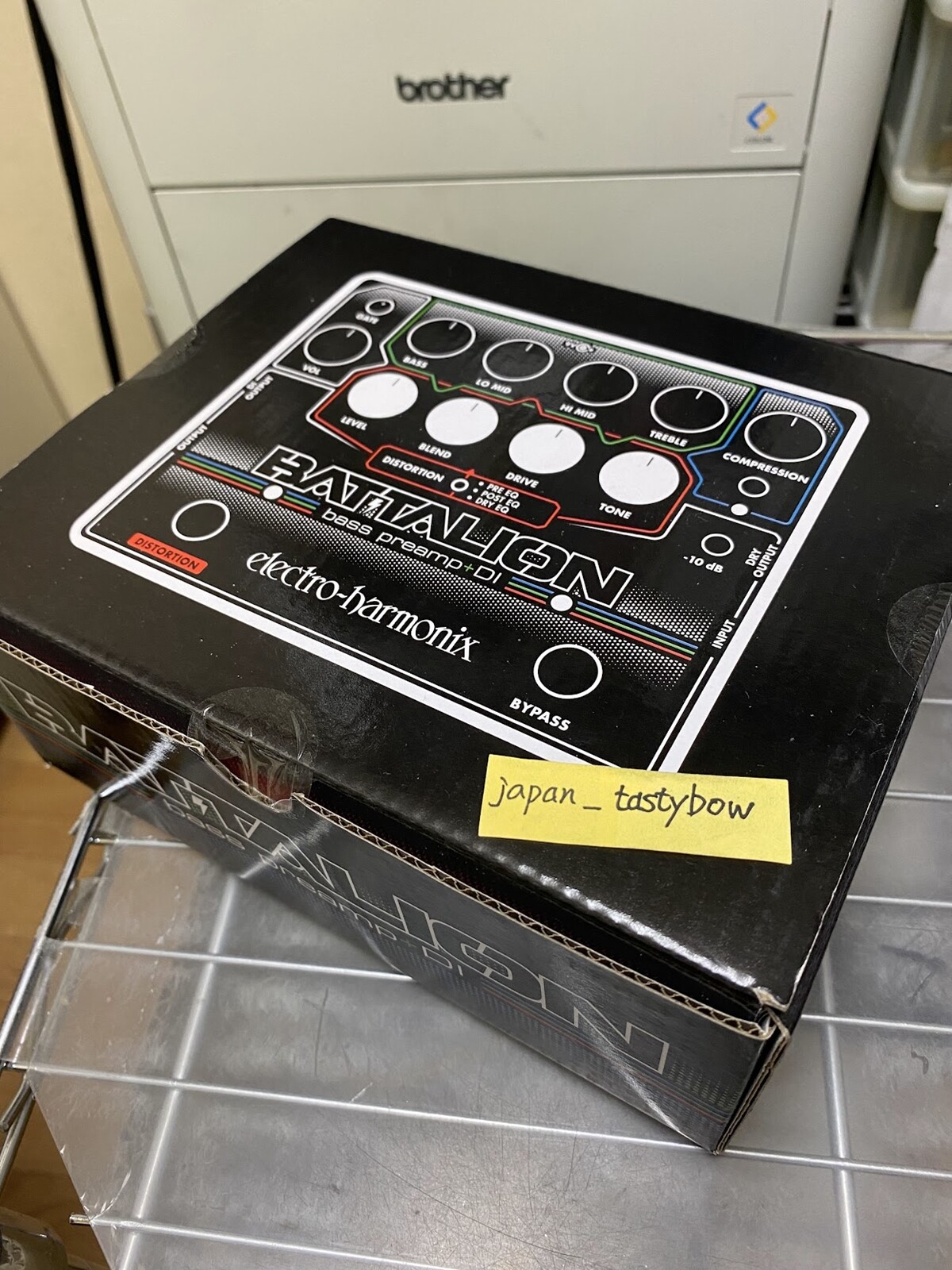 Electro-Harmonix Battalion Bass Preamp and DI Pedal