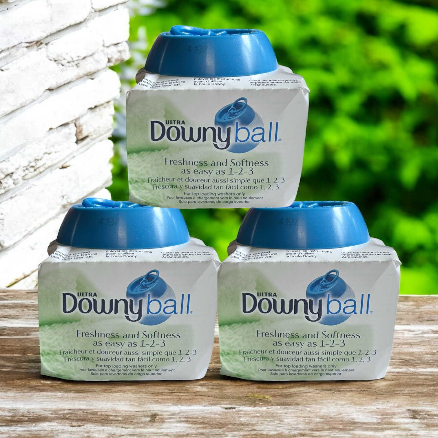 3 Pack, Downy Ball, Liquid Fabric Softener Dispenser