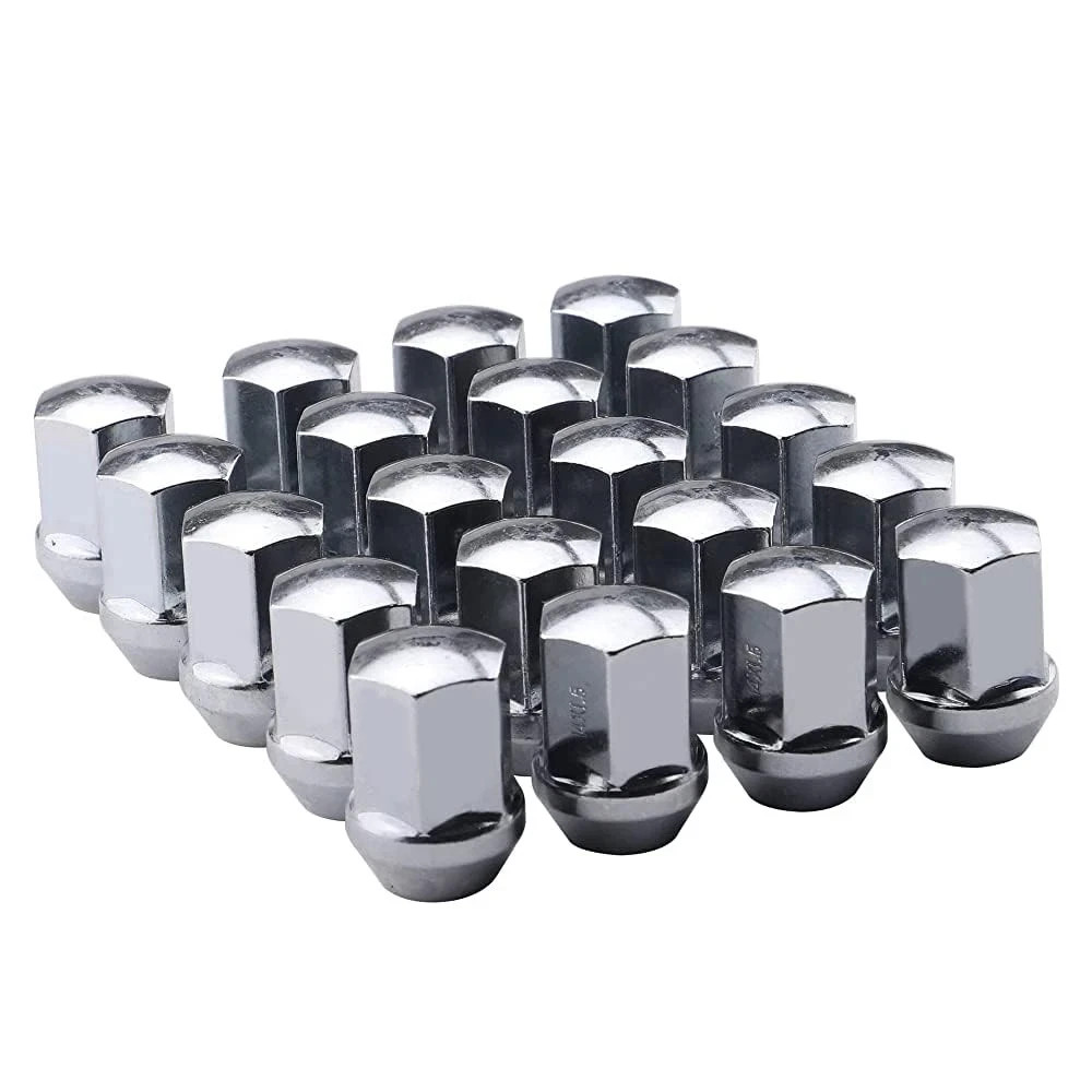 20 PCS 14x1.5 Pitch Studs Wheel Lug Nuts, 1.5 inch Height OEM Factory Style Acor