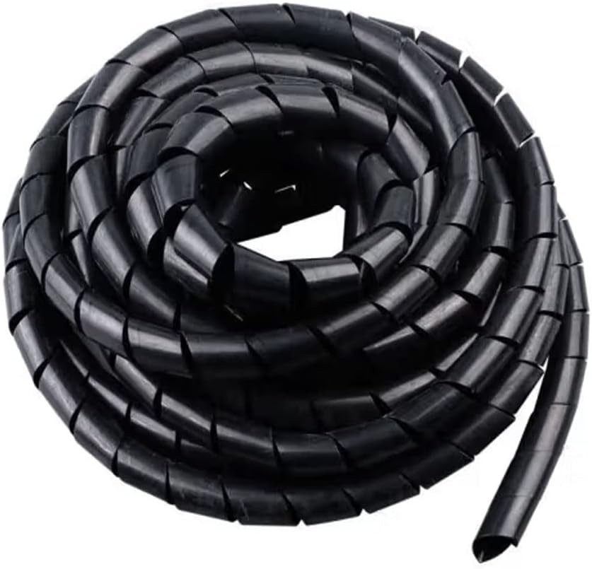 Spiral Cable Wrap - 20 Ft Cable Management Sleeve Organizer for Computer, Power,