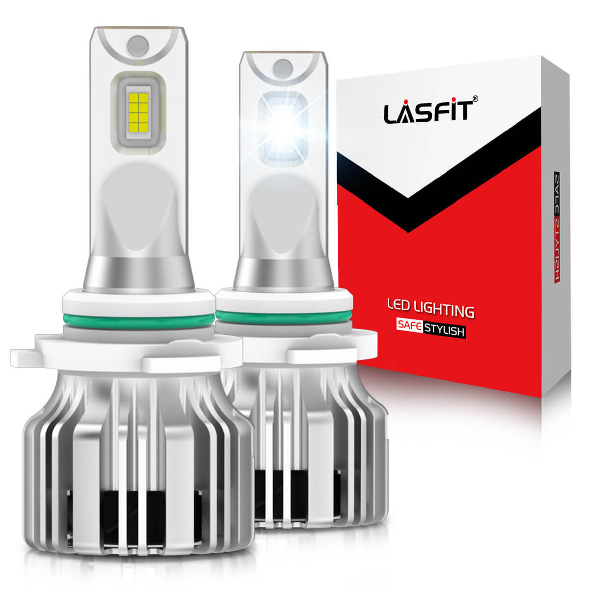 LASFIT 9006 HB4 Lights LED Headlight Bulbs Conversion Kit Fog Light Super White