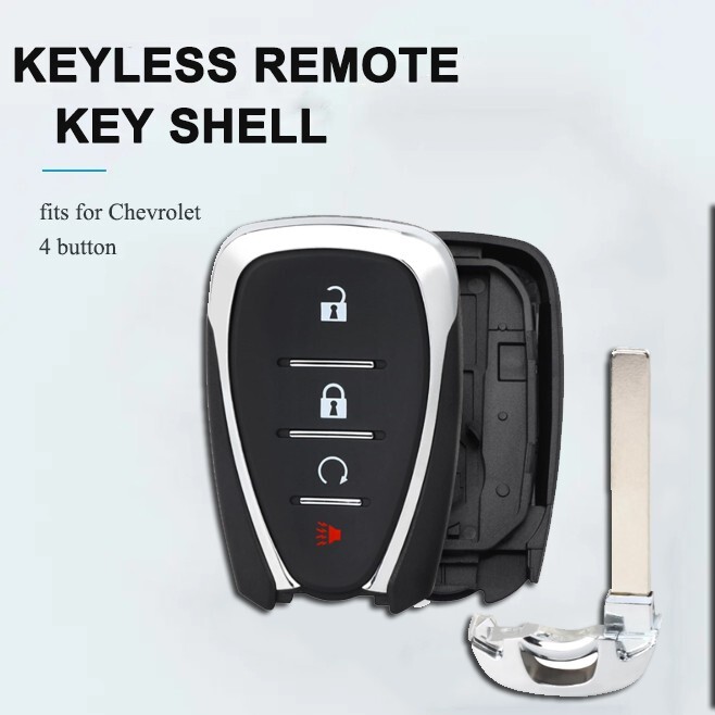 Replacement For Chevrolet Smart Key Shell Case 2016-2021 HYQ4EA,HYQ4AA 4 Buttons