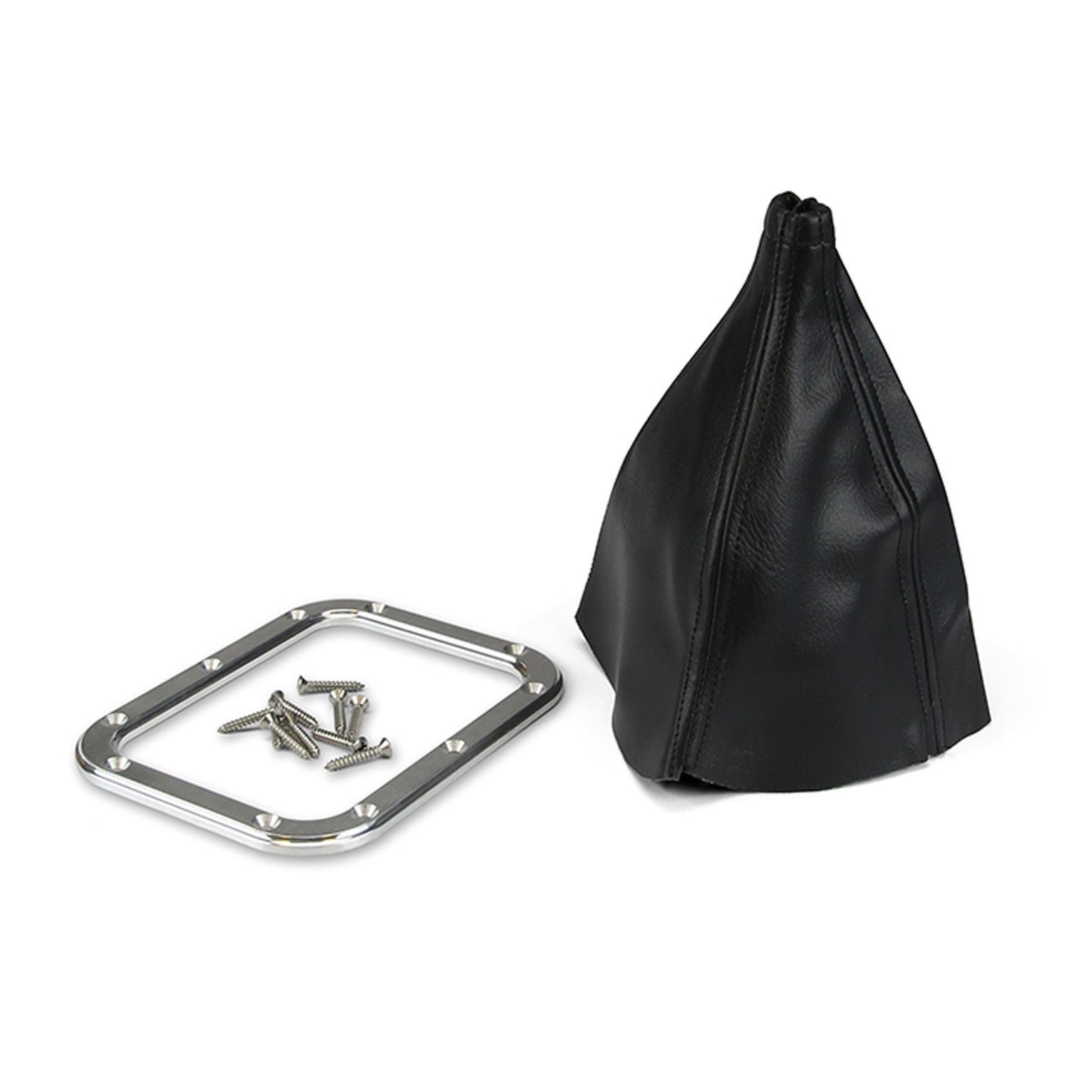 Lokar 70 Bfmb Billet Rectangular Boot Ring With Boot Black