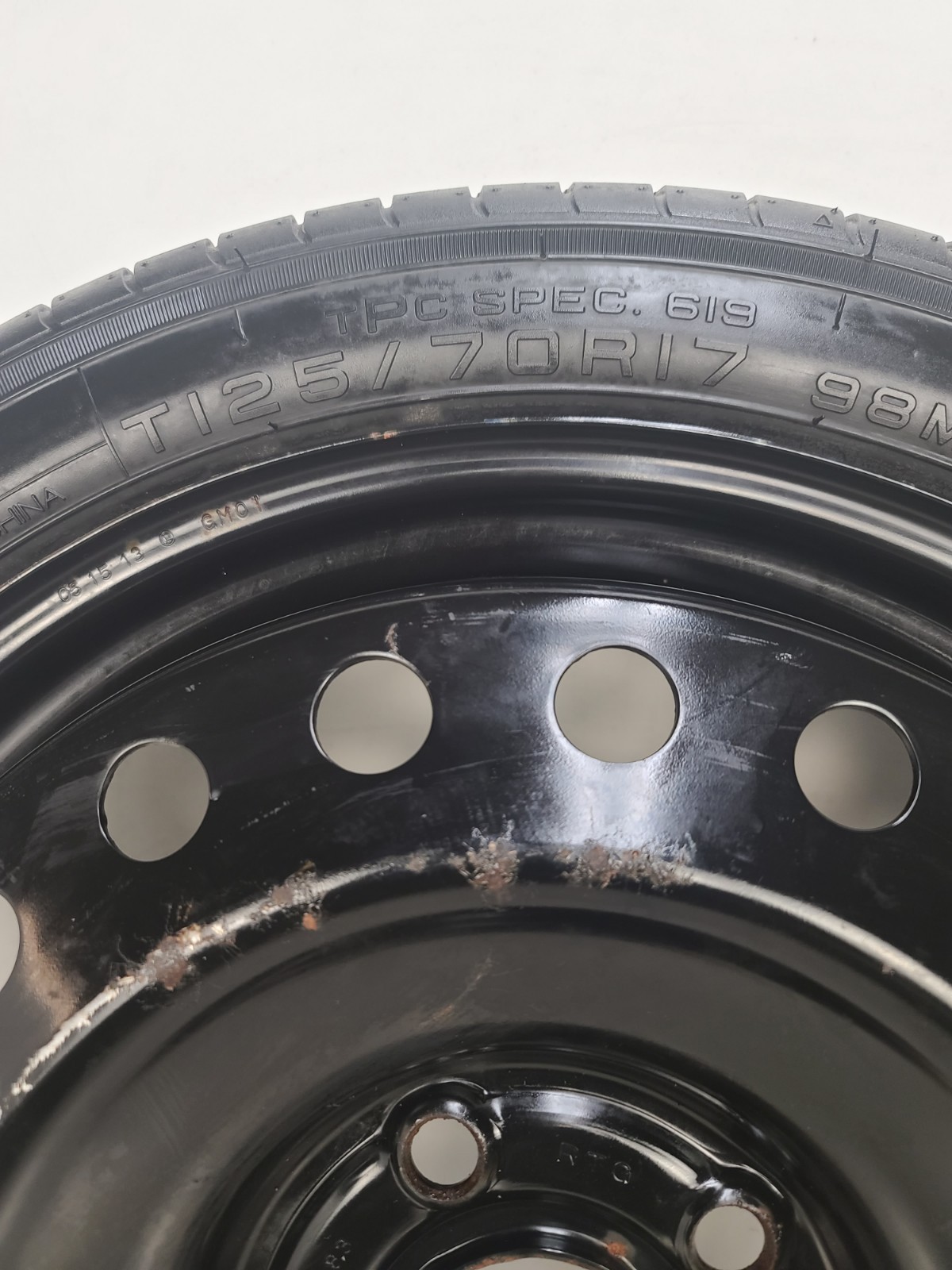 SPARE TIRE 17" FITS 2013 MALIBU OEM GENUINE DONUT .