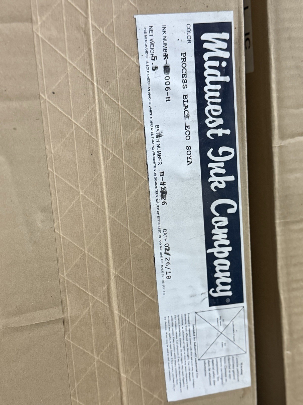 Printing Ink Offset Each Can