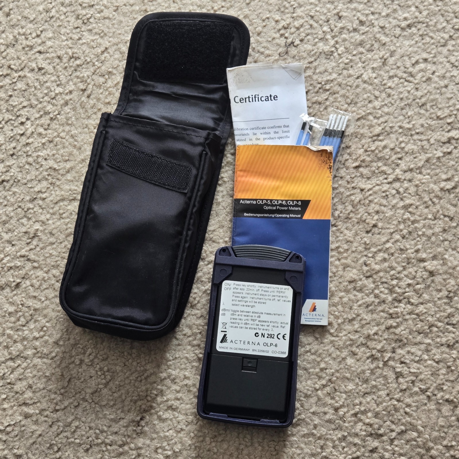 JDSU/Acterna OLP-6 Handheld Optical Power Meter with 2.5 mm TIP