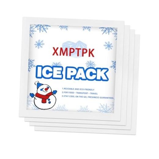 Ice Packs for Cooler, Lunch Boxes and Shipping, Slim Design Reusable Gel