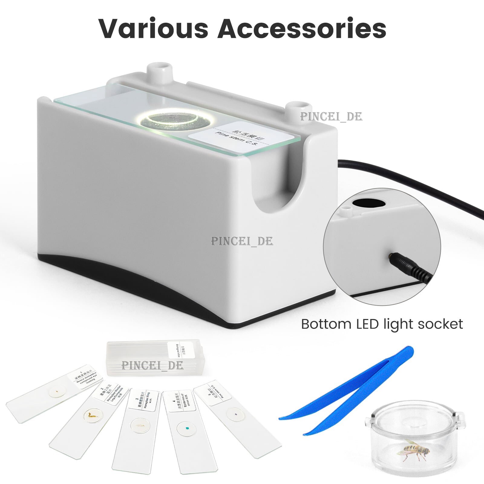 Andonstar AD249-M WIth LCD Screen Digital Microscope for Electronics Soldering