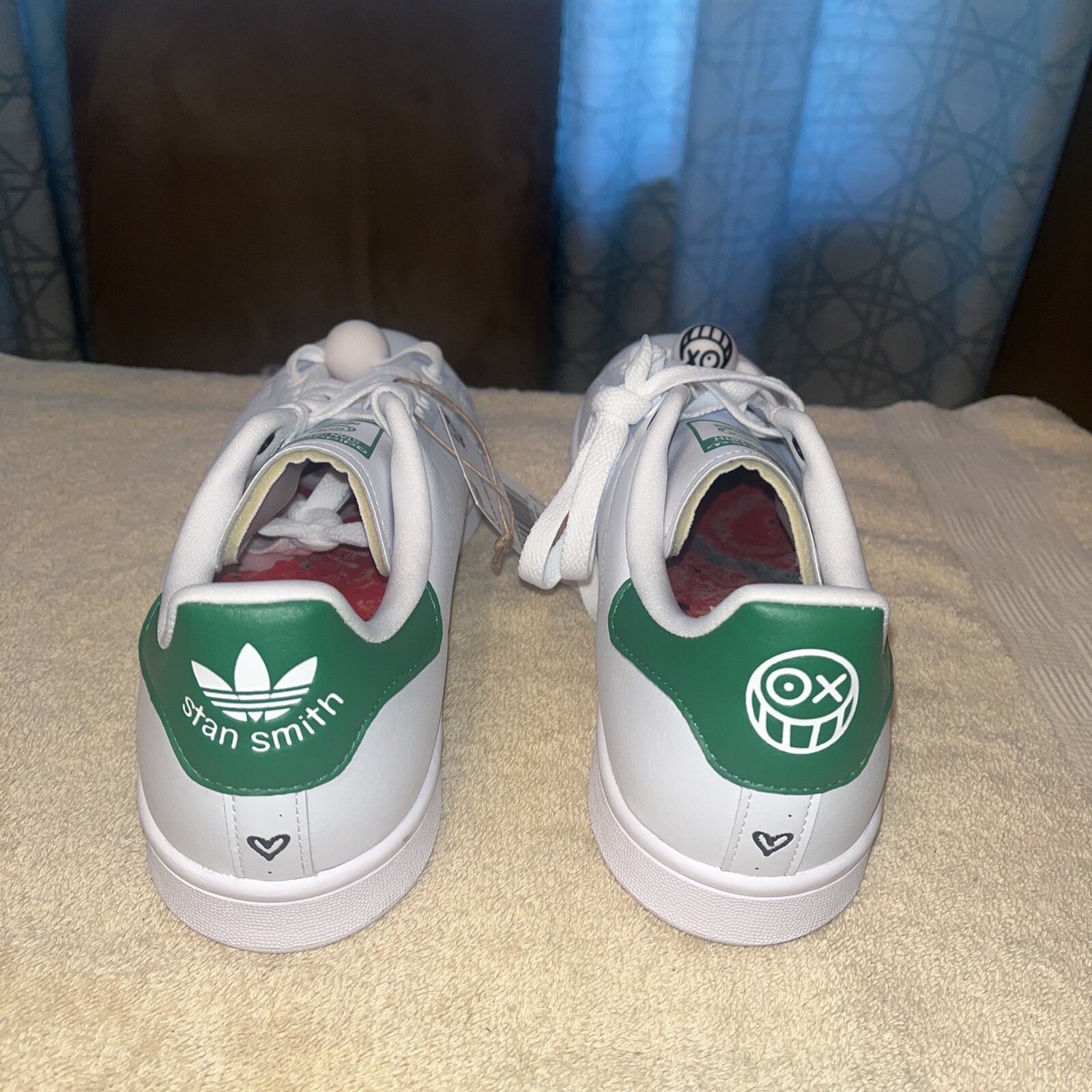 Adidas Stan Smith X André Saraiva Love Union Shoes HQ6862 Size 7.5 Men’s "NEW"