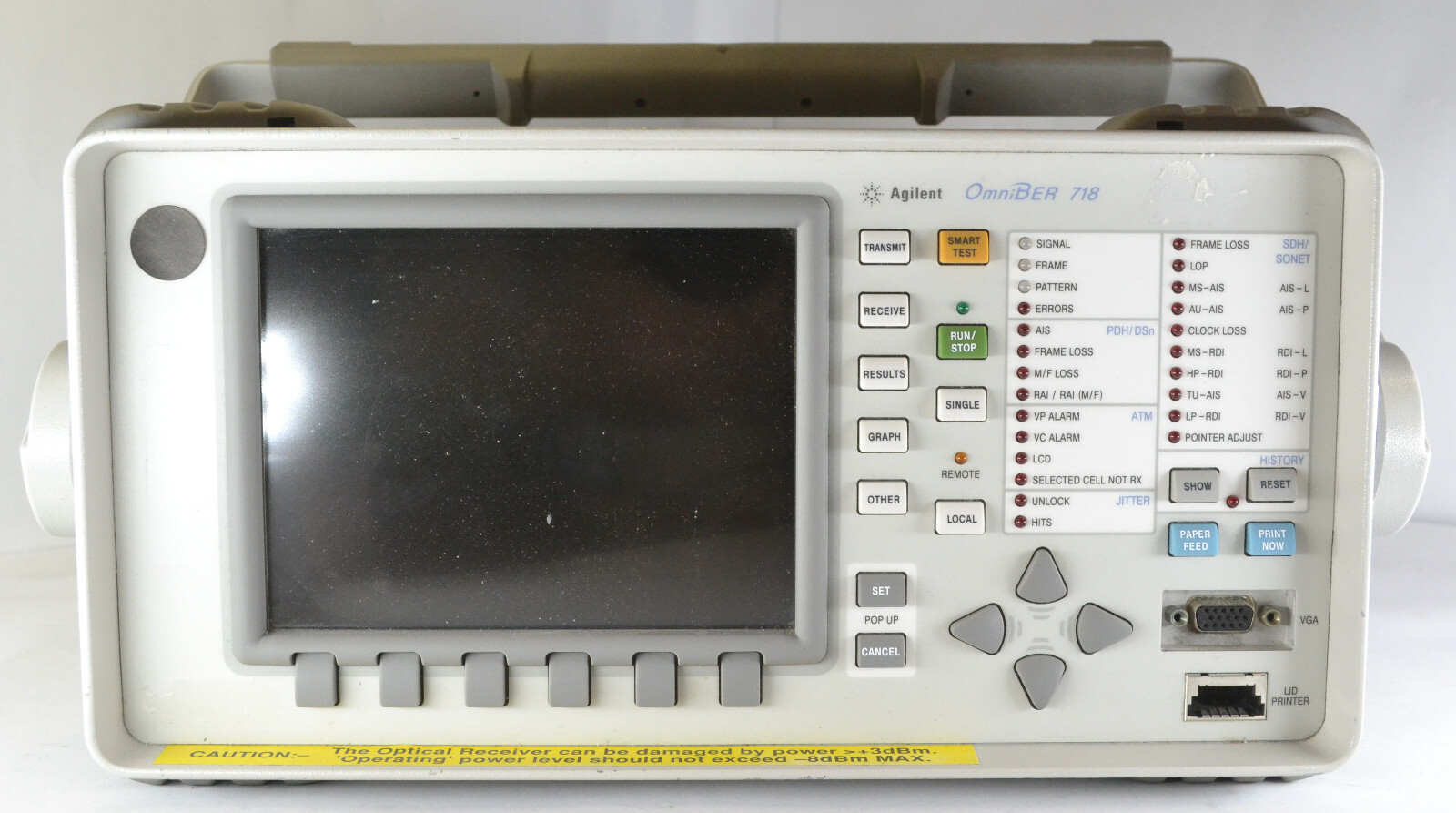 HP OmniBer 718 H-P37718A Communication Analyzer Options 012/106/200/302 BF401-12
