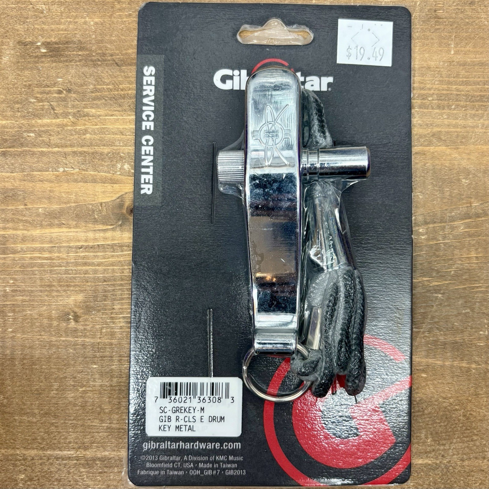 Drum Key Gibraltar SC-GREKEY-M R-Class Metal E-Key