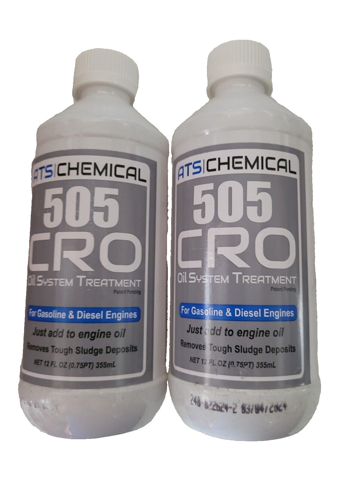 2 x ATS Chemical 505 CRO Oil System Treatment for Gas and Diesel Engines