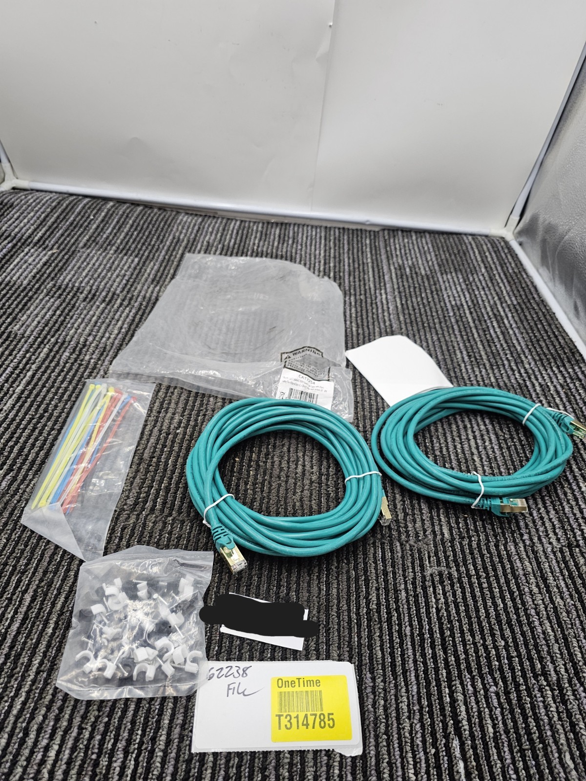 (QTY 2) Cat 7 Ethernet Cable 20 ft High-Speed Cat7 Internet & Network LAN Patch