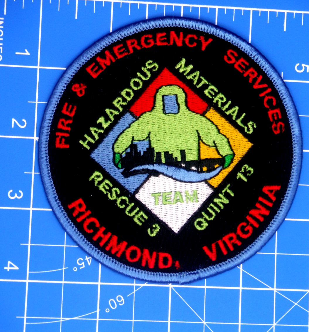 Richmond Virginia Haz Mat Rescue 3 Quint 13 patch