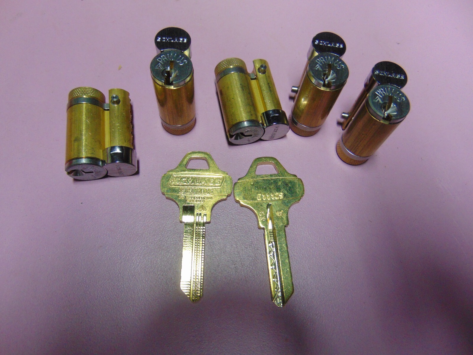 5  EVEREST SCHLAGE PRIM C135 XP 626  IC CORE LOCK   WITH 2 KEY      LOCKSMITH