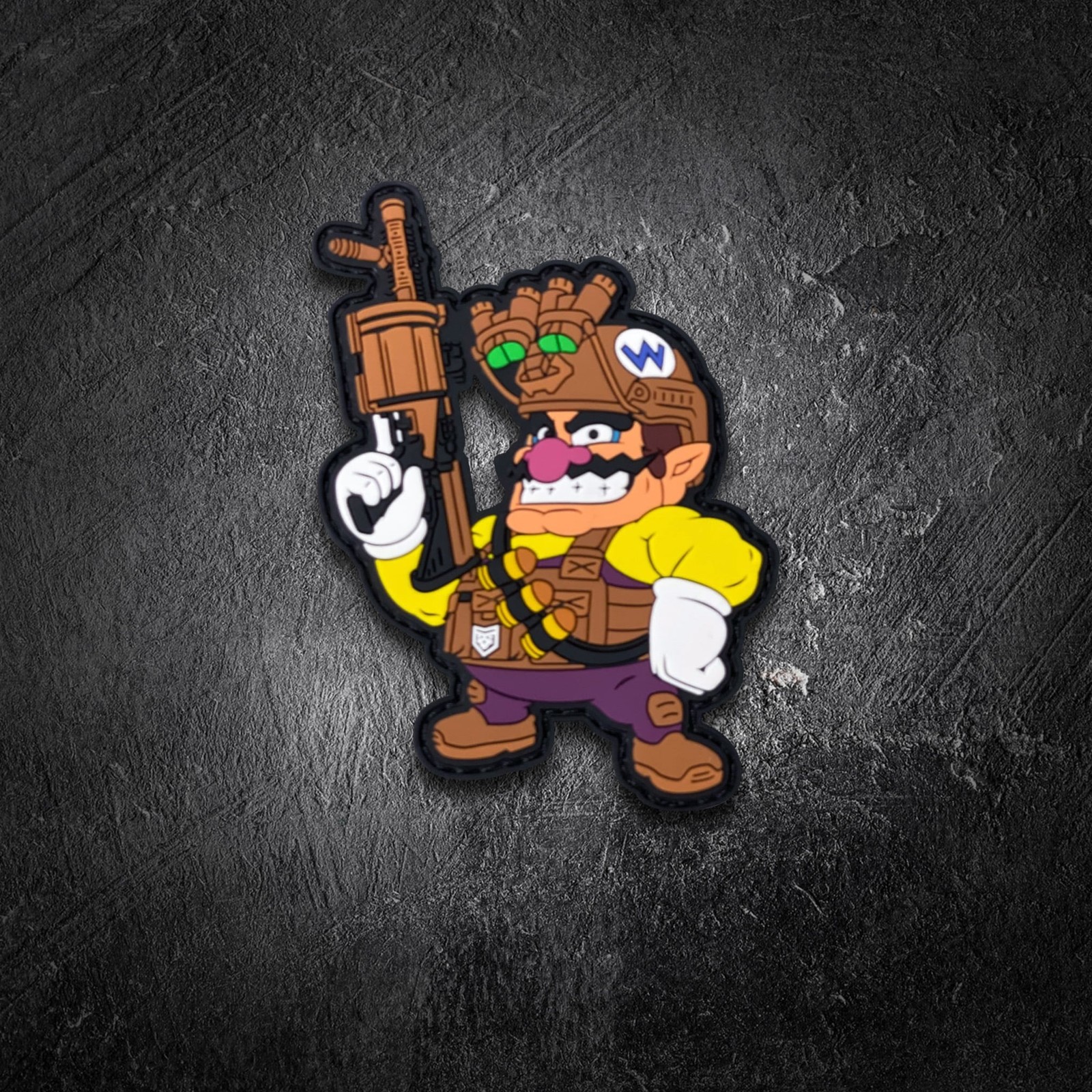 Wario PVC Morale Patch