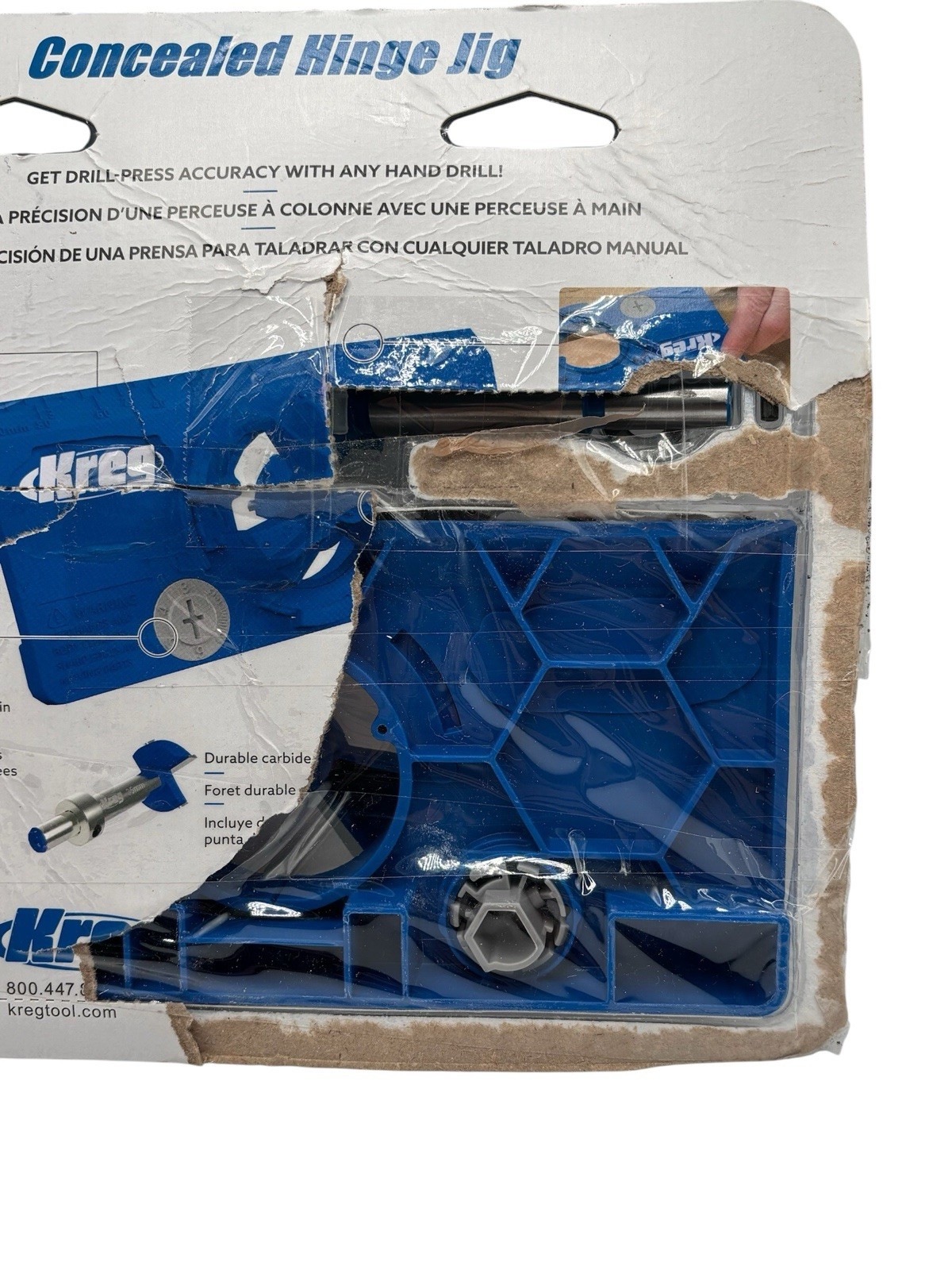Kreg KHI-HINGE Concealed Hinge Jig 35mm Cup Drilling