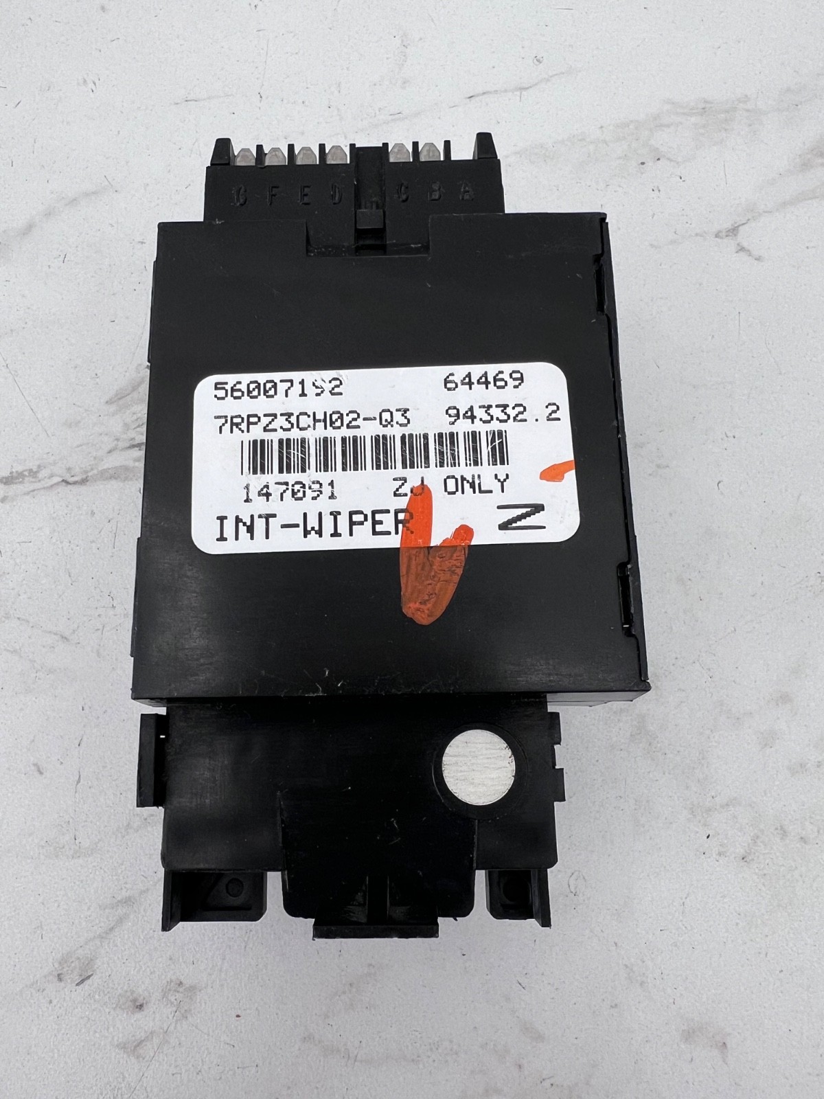 ♨️1993 1994 1995 Jeep Grand Cherokee ZJ Intermittent Wiper Relay Module 56007192