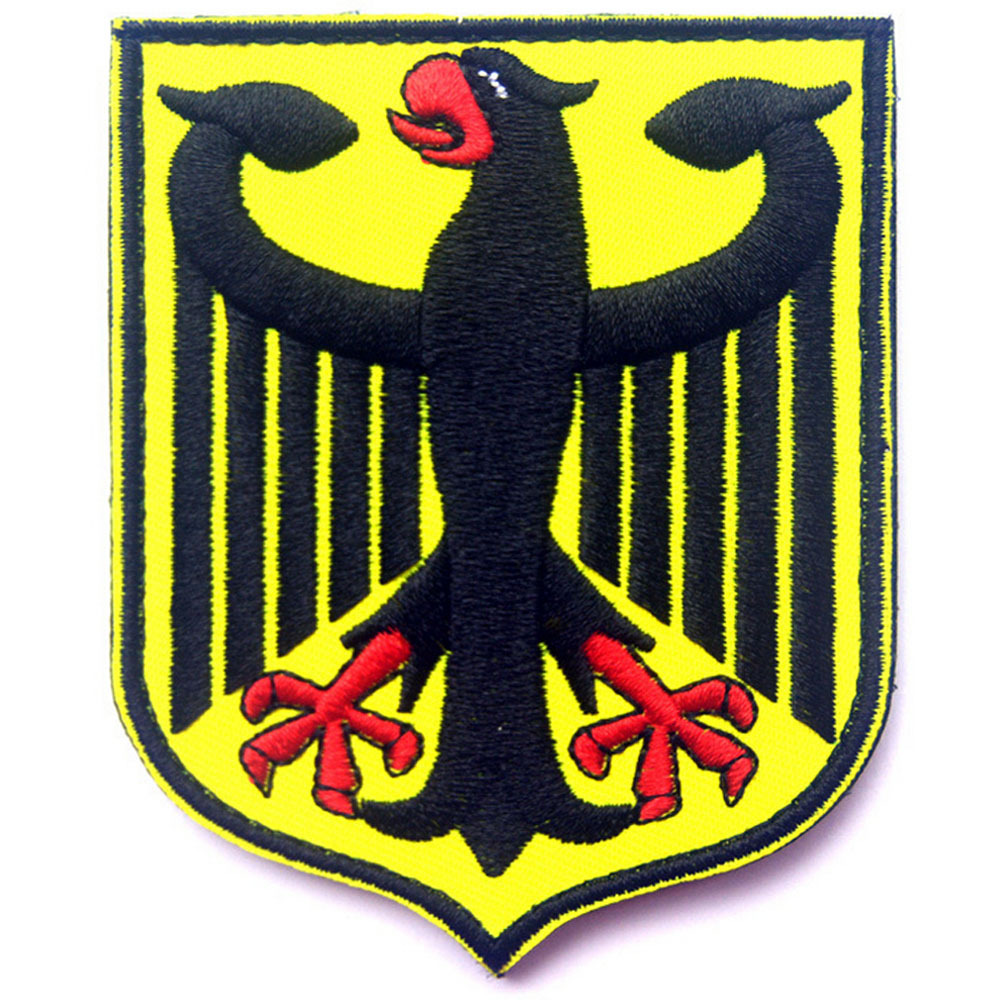 GERMAN EAGLE ARMY U.S. USA 3D US BADGE MILITARIA TACTICAL EMBROIDERED HOOK PATCH