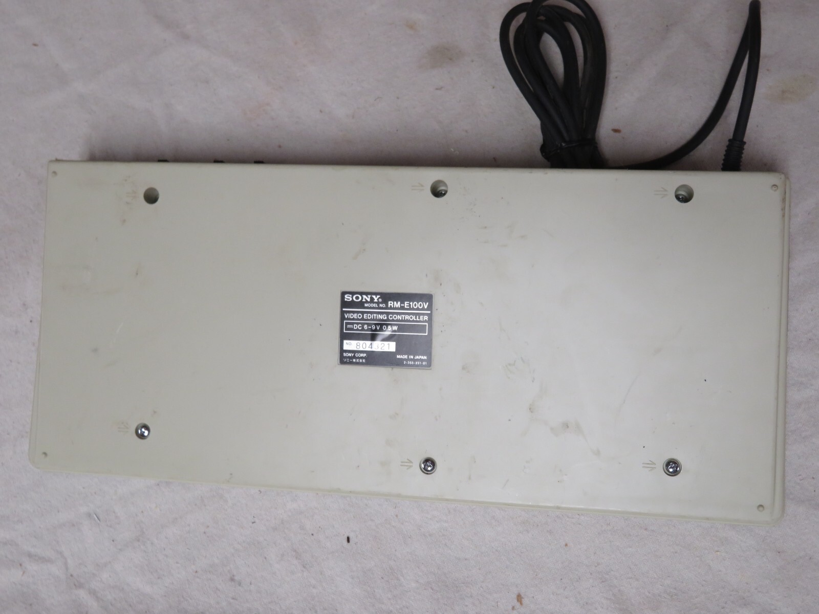 SONY VIDEO EDITING CONTROLLER RM-E100V