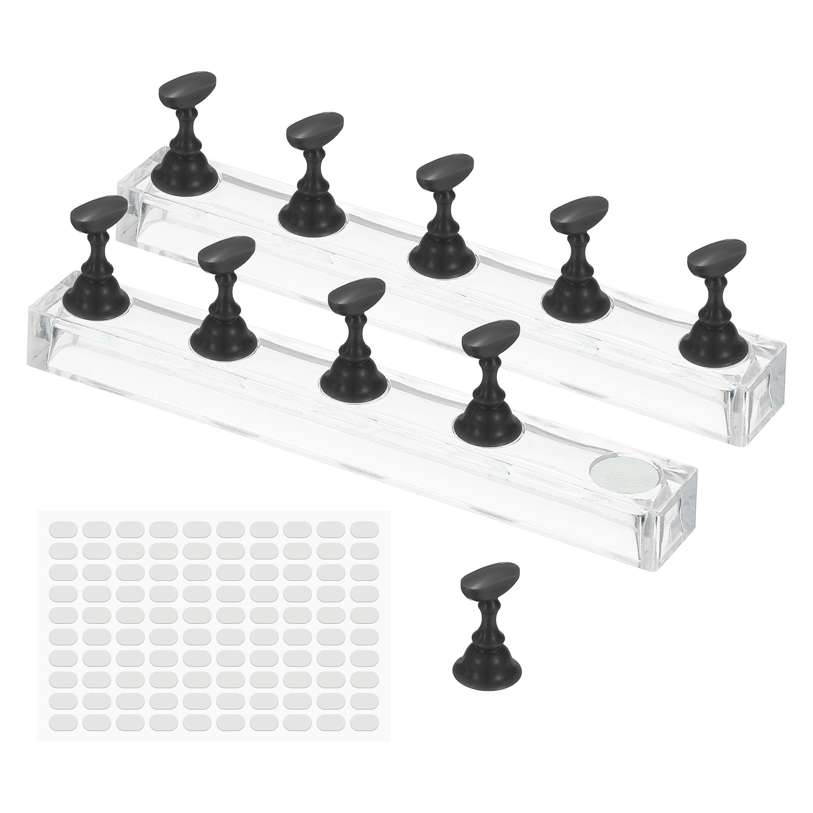 Nail Holder for Painting Nails, Nail Stand for Press on Display, Black