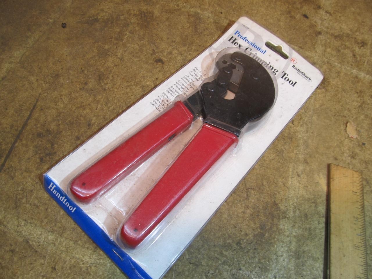 Radio Shack 278-238 Coaxial Cable Hex Crimping Tool