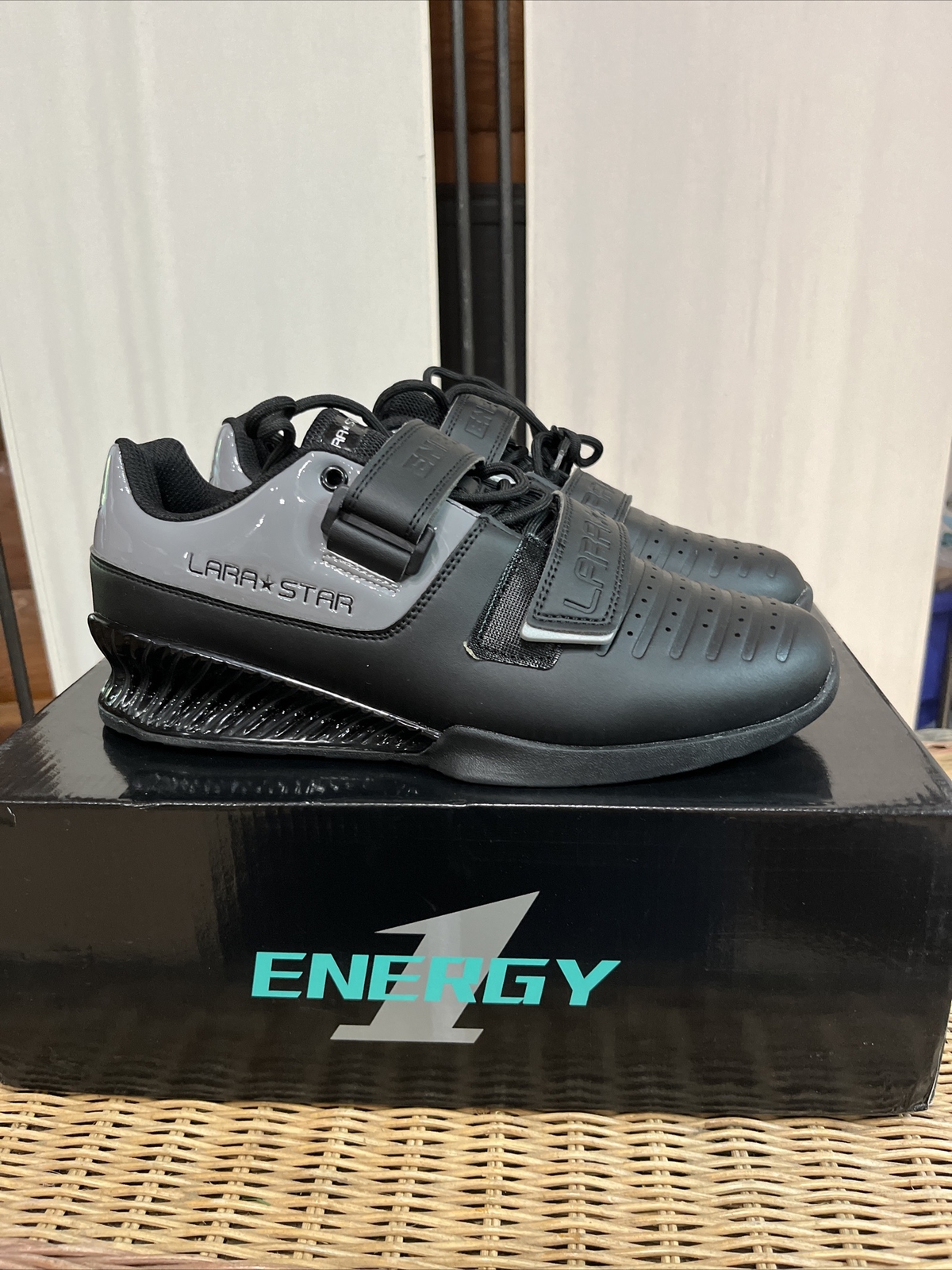 Lara Star Pro Unisex weightlifting Shoes Squats Deadlift Fitness Gym Shoe M 9.5