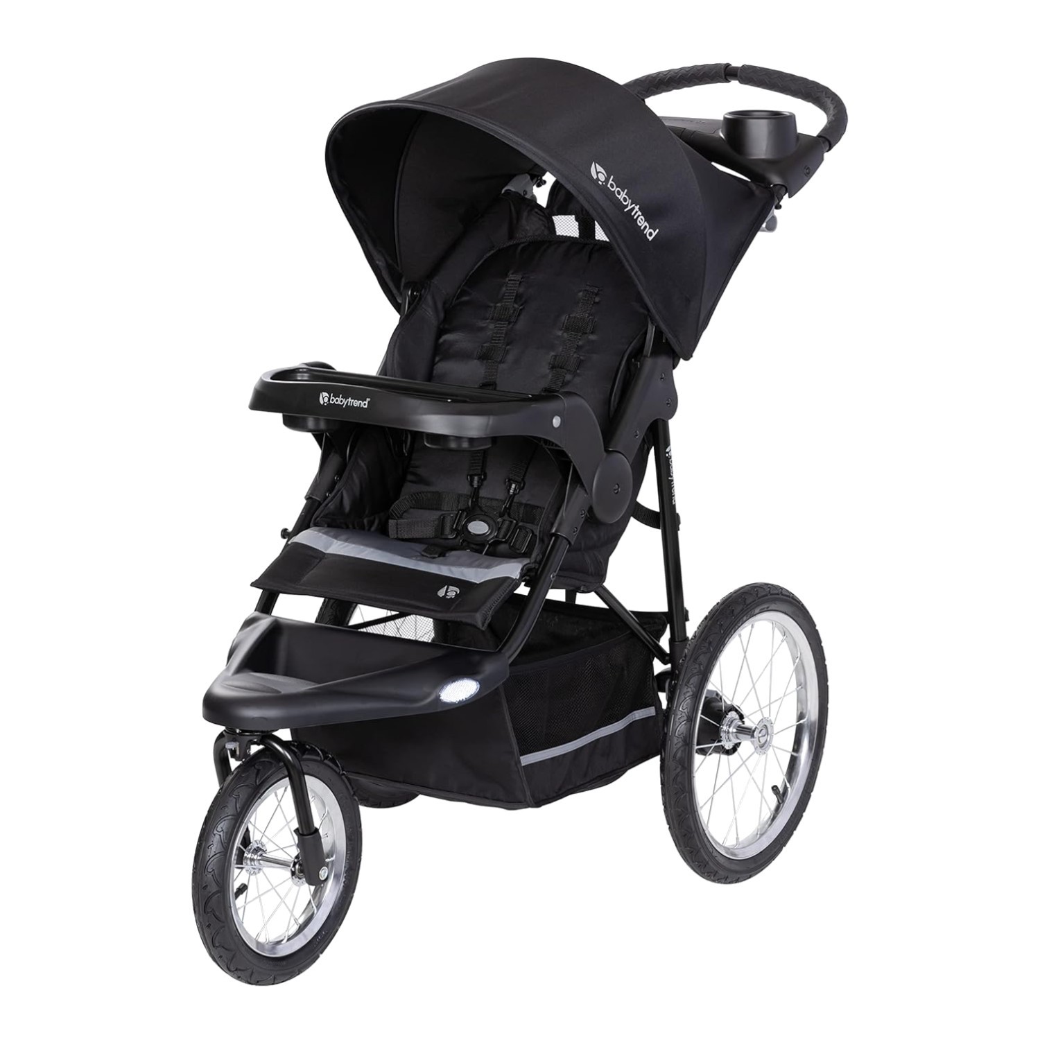 Jogging Stroller with Adjustable Canopy: Dash Black\]]