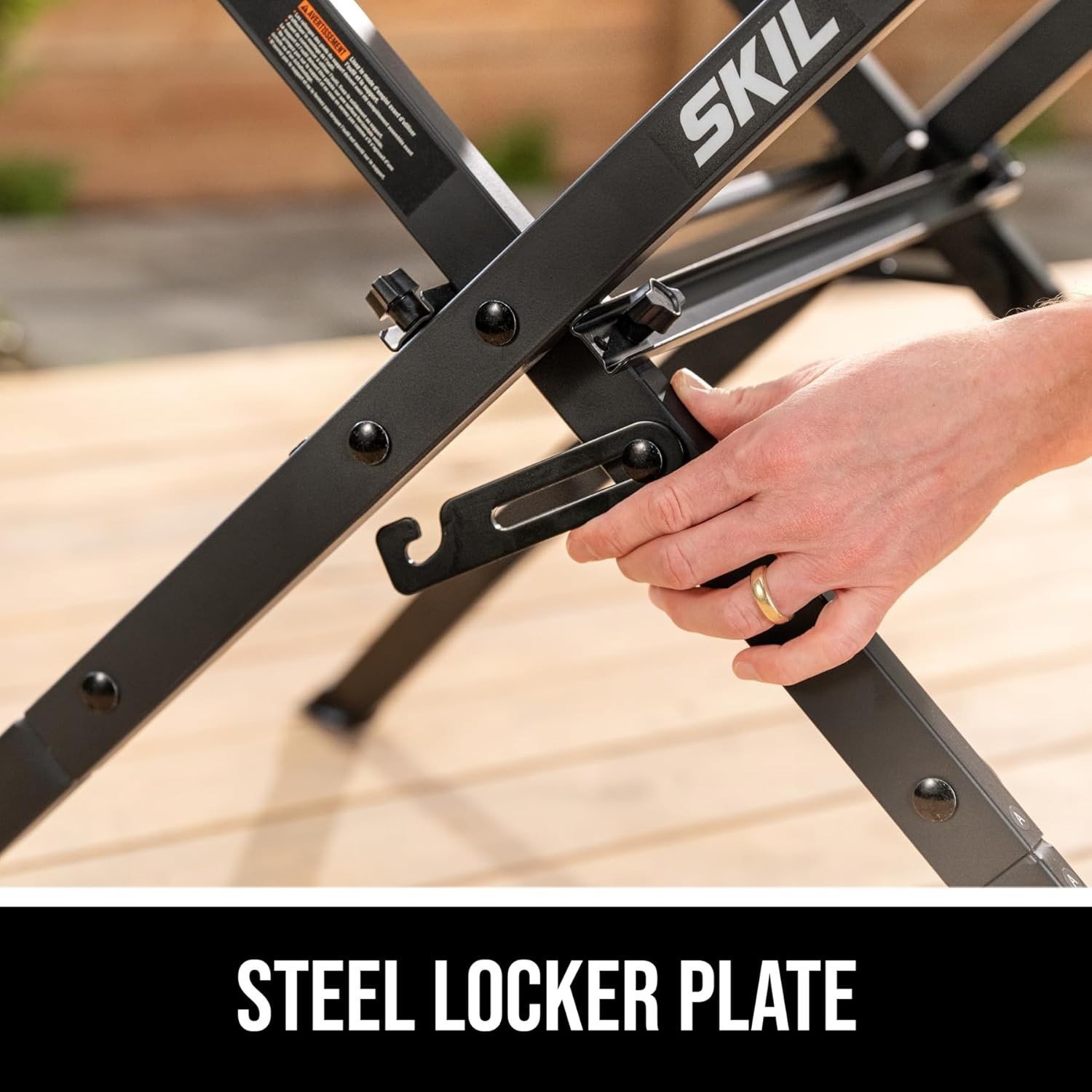 Compact Workbench with Folding Stand - Easy Setup & Storage