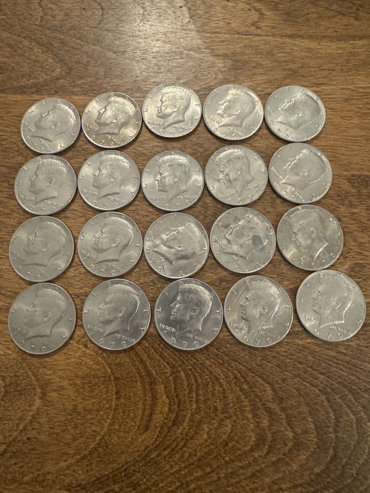 1979 KENNEDY HALF DOLLAR ROLL Circulated