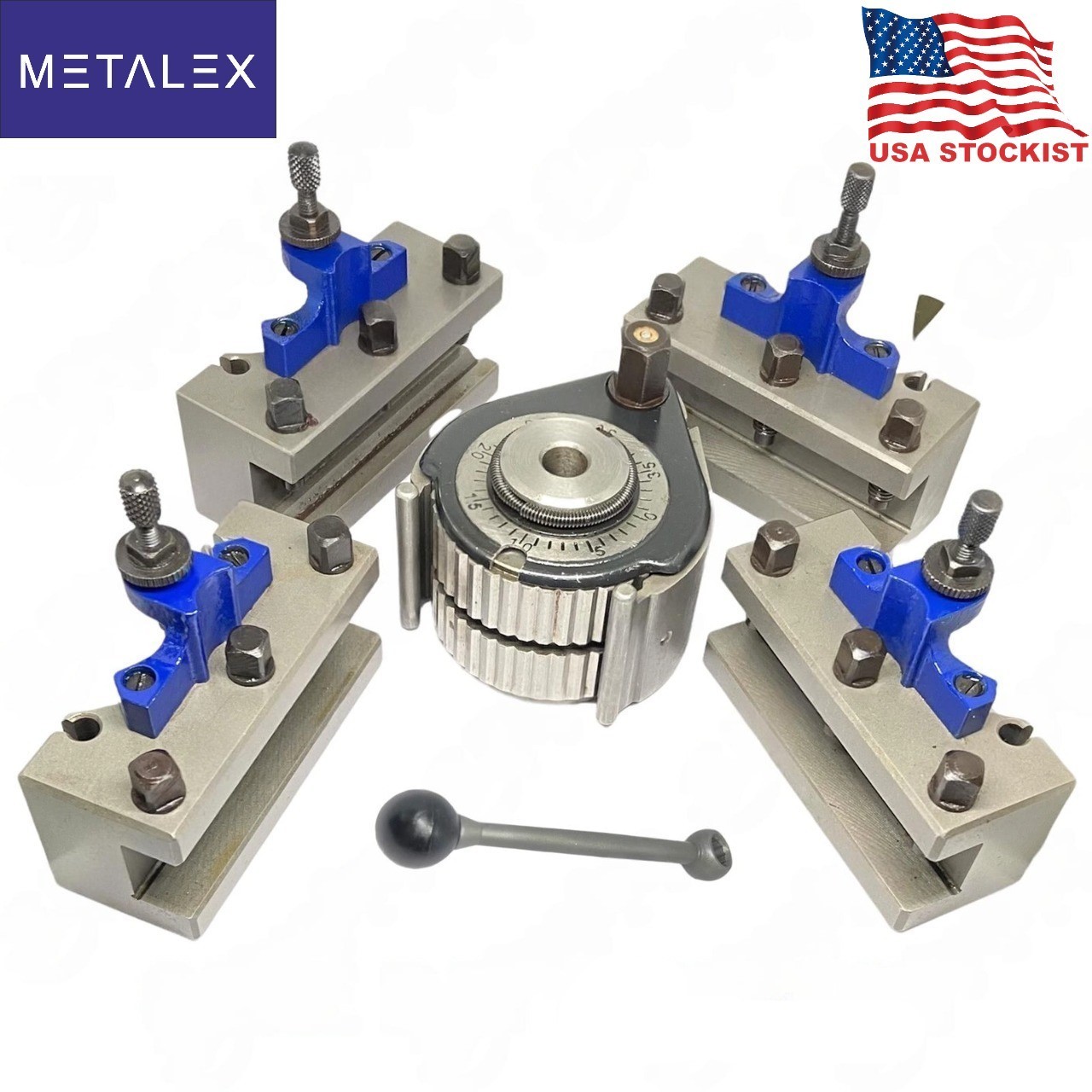 40 Position Quick Change Tool Post A1 Multifix Size With AD2090 AB2090 Holder US